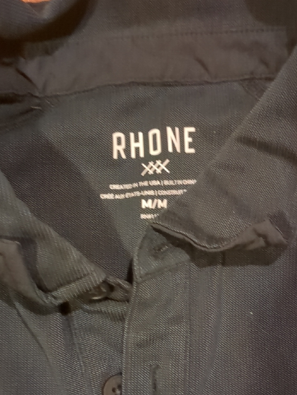 Rhone Commuter Polo Shirt-Black - Picture 7 of 8